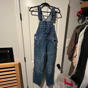 100% cotton straight leg overalls - size Small